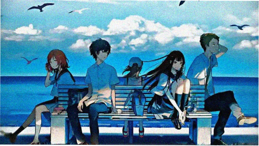 动漫铅笔画头发分区排线特写：发梢用4B收暗部